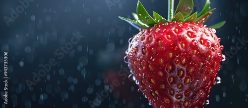Close up of strawberry frui...