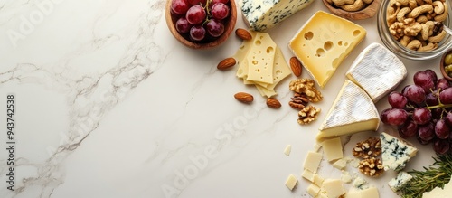Variety of cheese assortmen...
