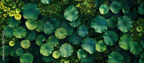 Aerial perspective of lotus...