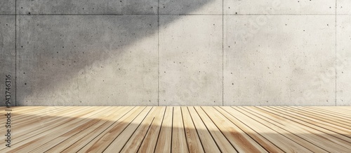 Wooden floor planks and a c...