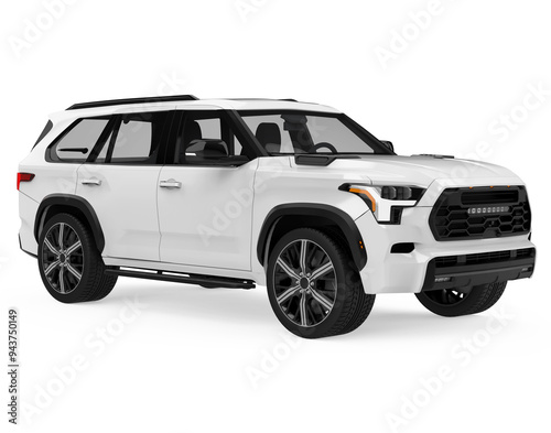 SUV Car Isolated