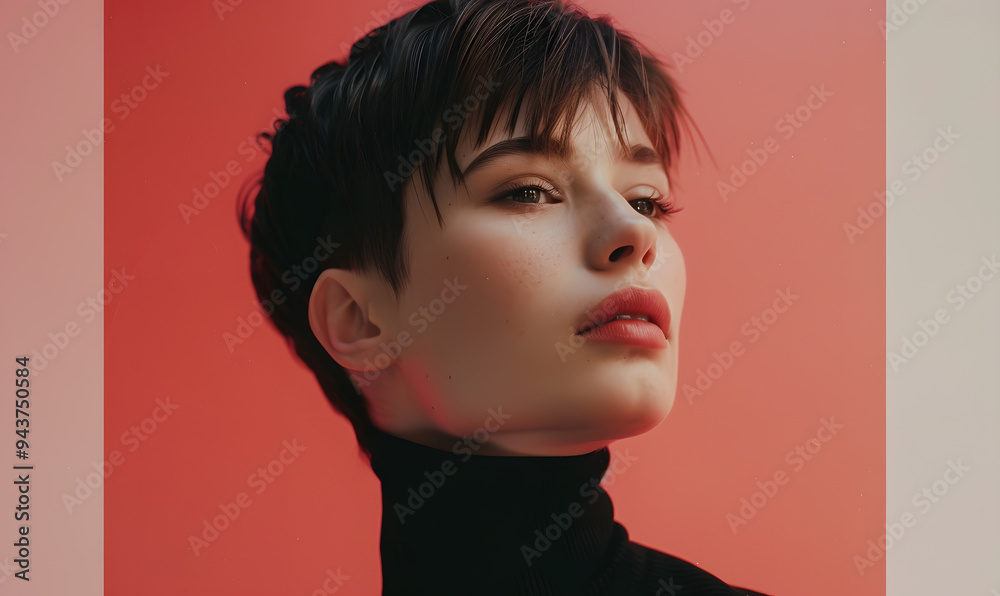 graphic advertising images focusing on beauty and hair graphic advertising images focusing on beauty and hair