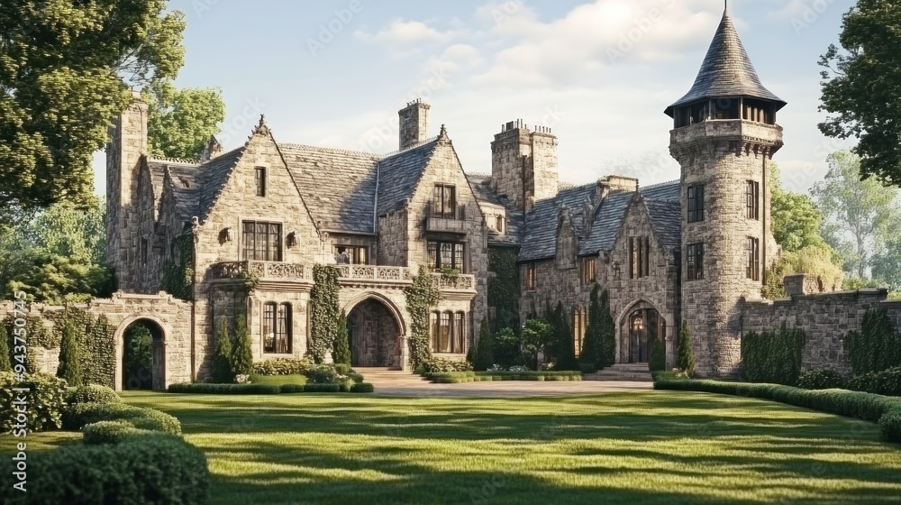 Stone Mansion with Tower Stone Mansion with Tower