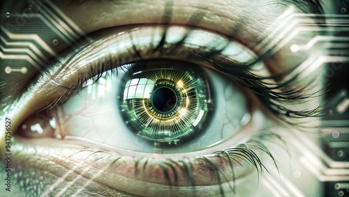 artificial intelligence eyes that looks at the development in technology