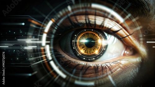 artificial intelligence eyes that looks at the development in technology