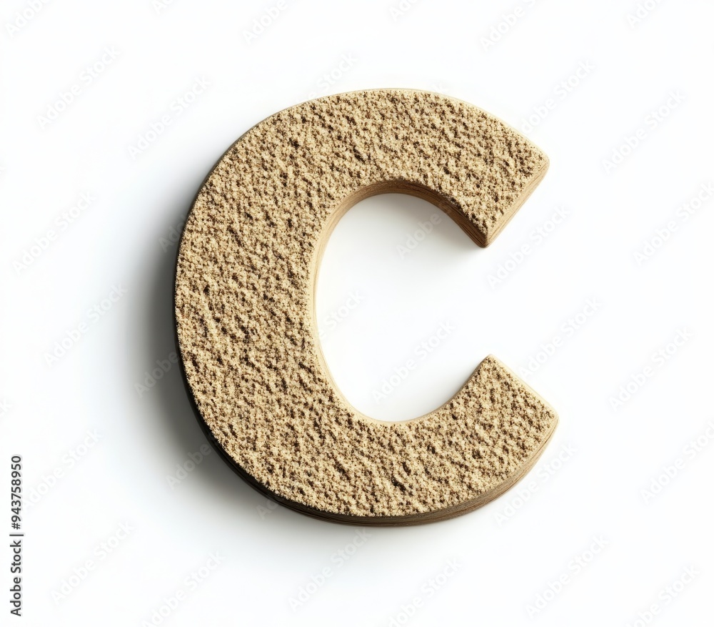 Embedding sand in a white background, isolated on a white background Embedding sand in a white background, isolated on a white background
