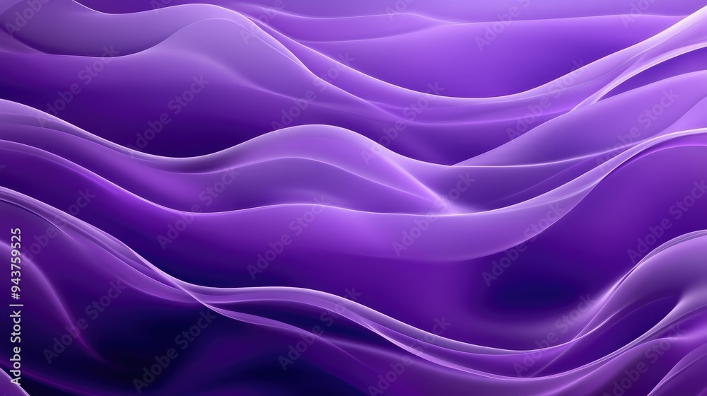 Flowing purple waves creating a luxurious and dynamic abstract background Flowing purple waves creating a luxurious and dynamic abstract background