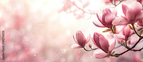 Pink Magnolia Flower or Mag...