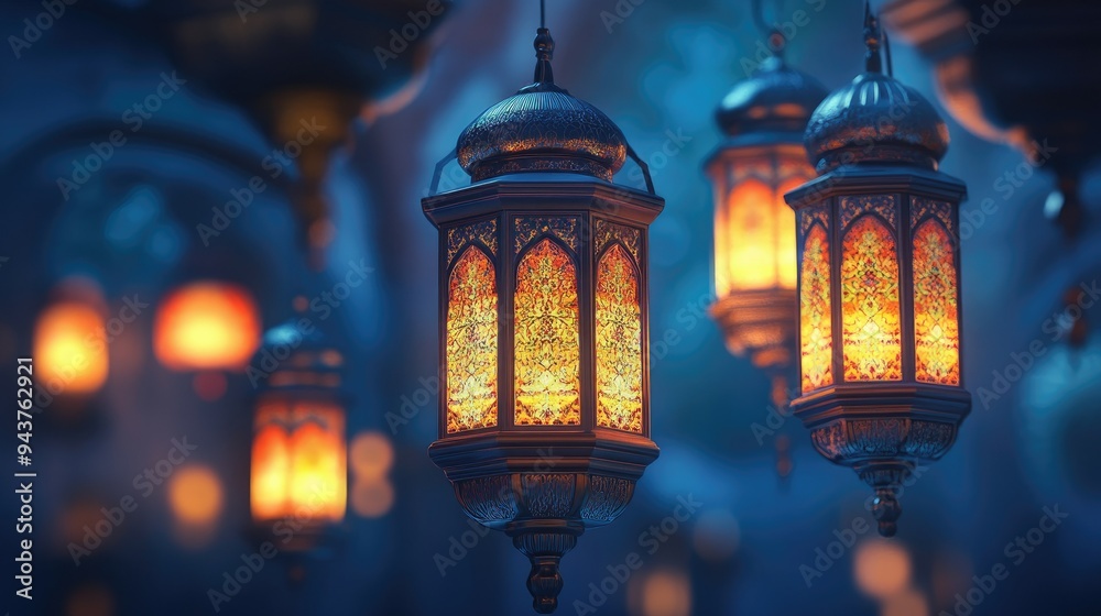 Ramadan Kareem Islamic backgrounds adorned with lanterns Ramadan Kareem Islamic backgrounds adorned with lanterns