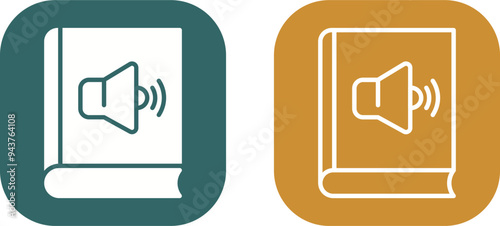 Audio Book Vector Icon