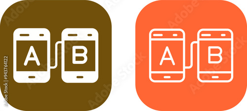 AB Testing Vector Icon