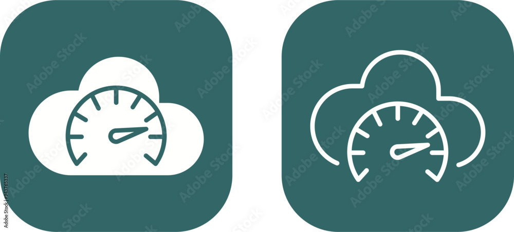 Speed Test Vector Icon