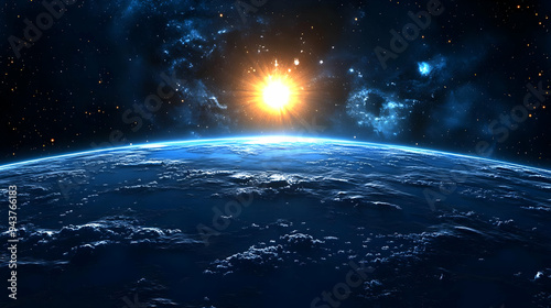 A stunning view of Earth fr...