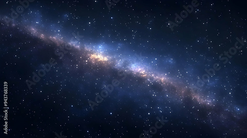 A stunning view of the Milky Way galaxy with countless stars scattered across the night sky.