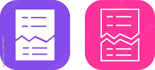 Corrupted List Vector Icon