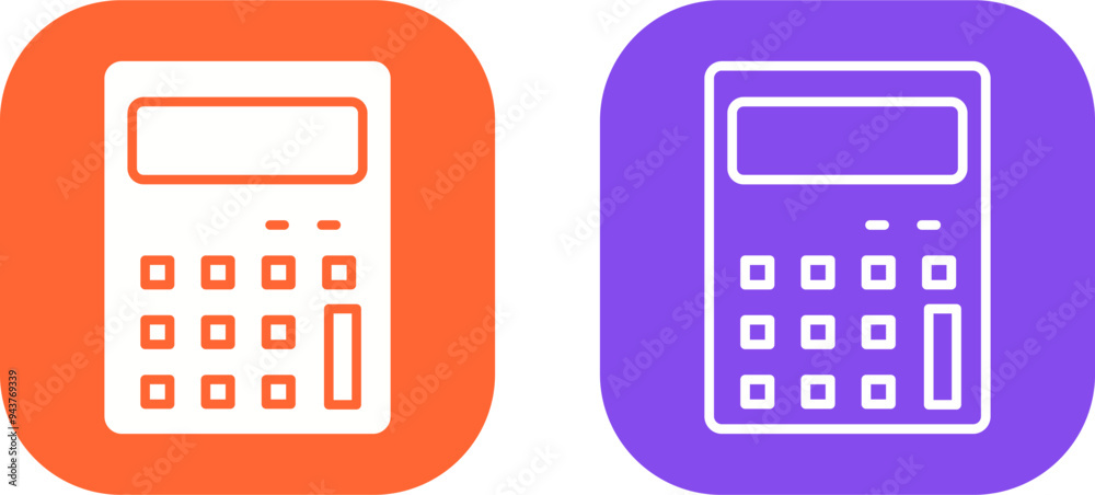 Calculator Vector Icon Calculator Vector Icon
