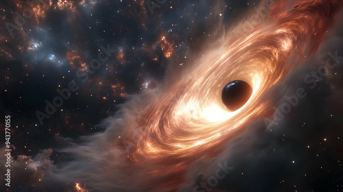 A swirling black hole with ...
