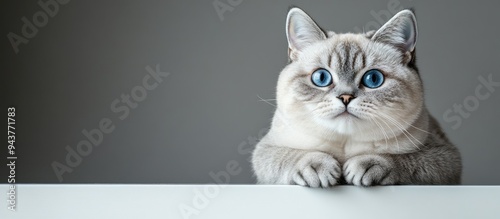 A funny large tabby kitten ...