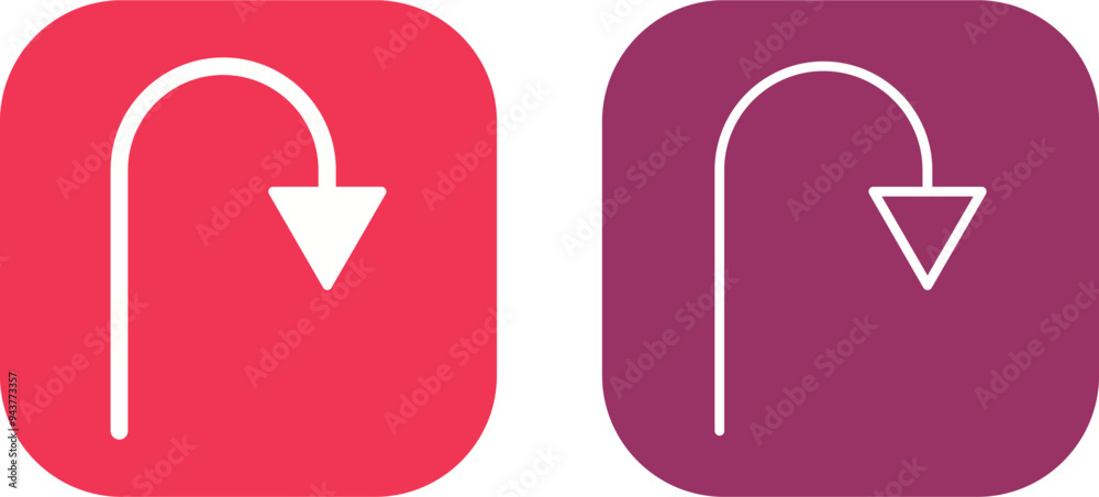 Arrow Pointing Down Vector Icon Arrow Pointing Down Vector Icon
