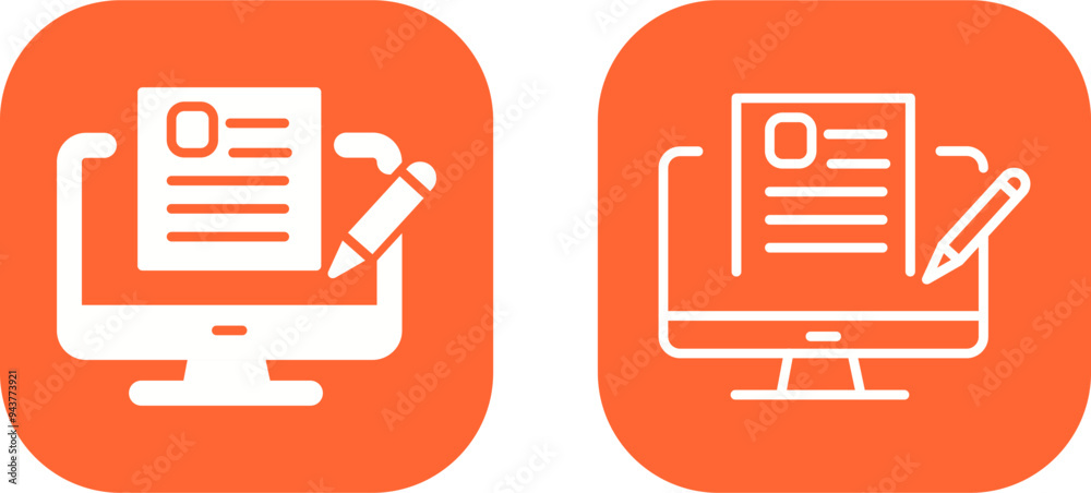 Blog Vector Icon Blog Vector Icon