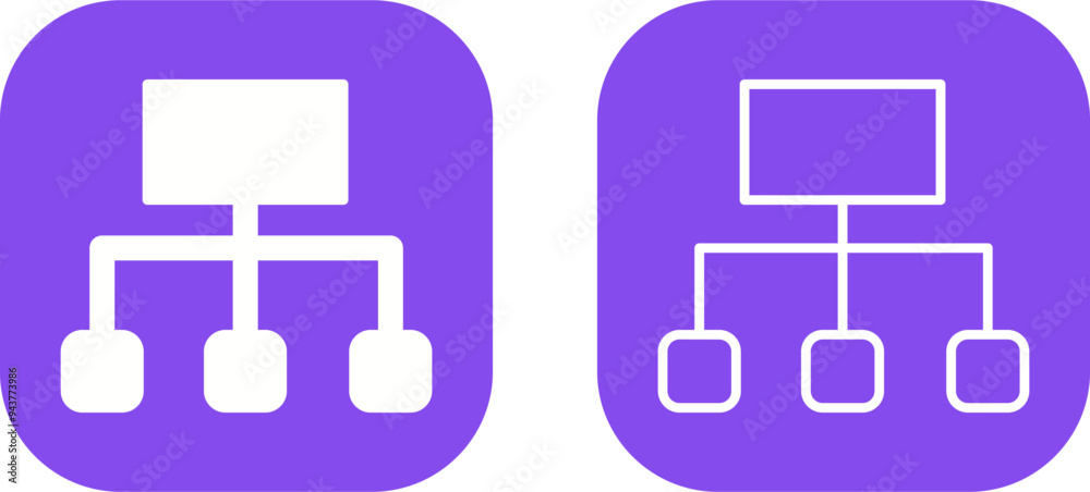 Flowchart Vector Icon Flowchart Vector Icon