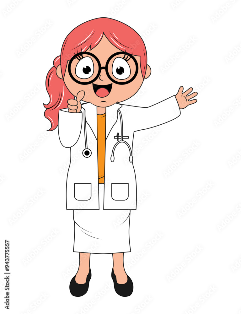 Little Doctor Cartoon Little Doctor Cartoon