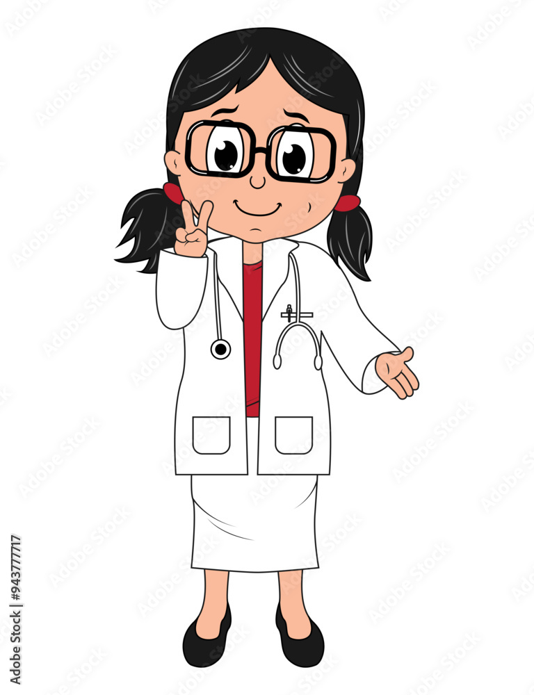 Little Doctor Cartoon Little Doctor Cartoon