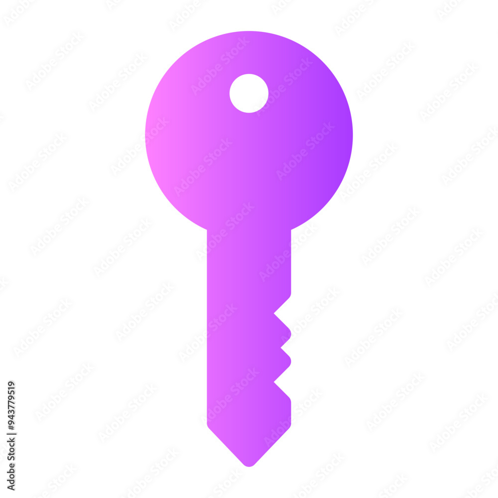 key gradient icon