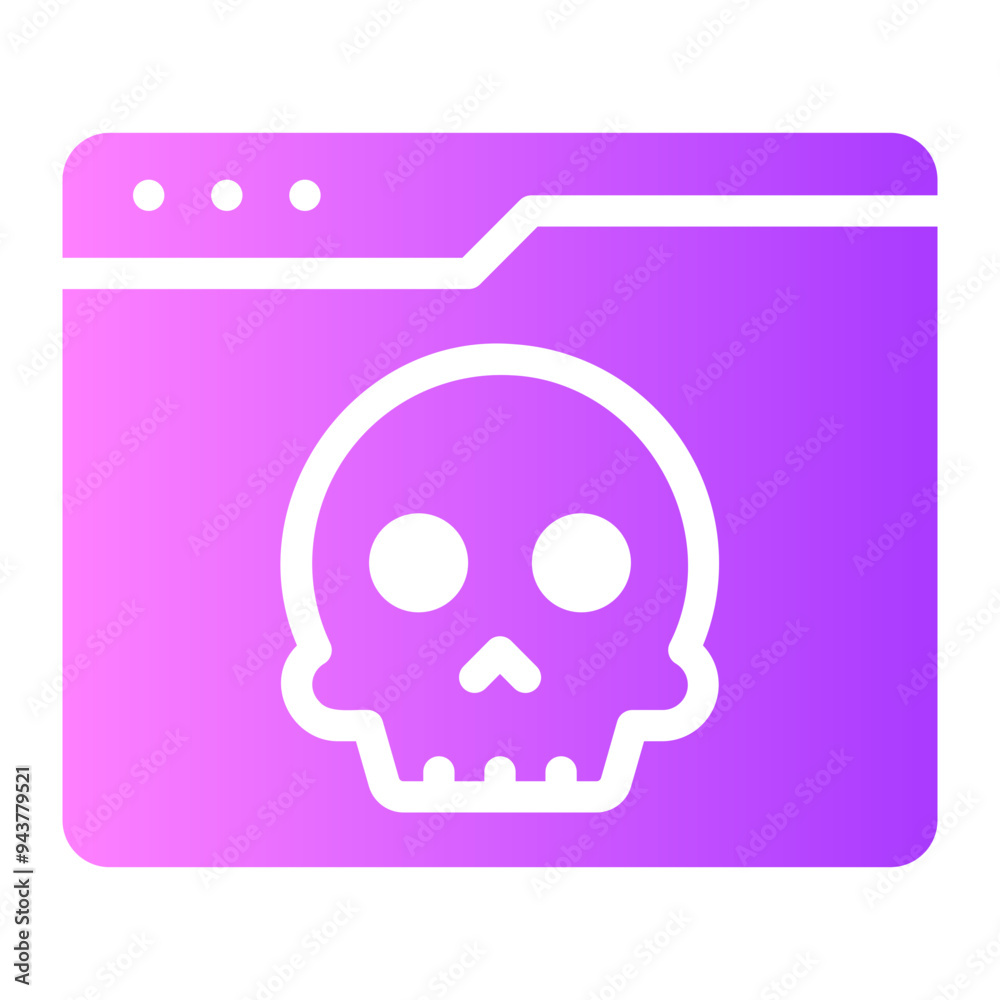 hacking gradient icon hacking gradient icon