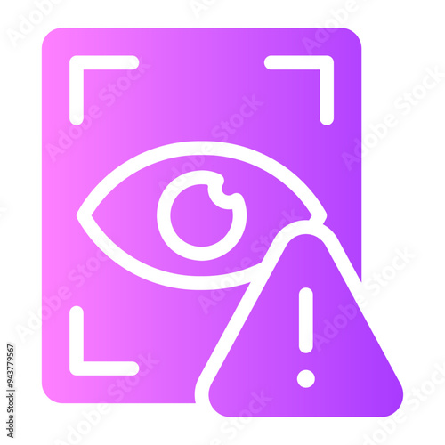 retina scan gradient icon