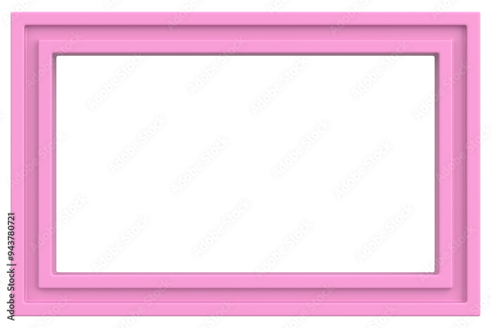Picture frame. Landscape frame. 3D illustration. Picture frame. Landscape frame. 3D illustration.