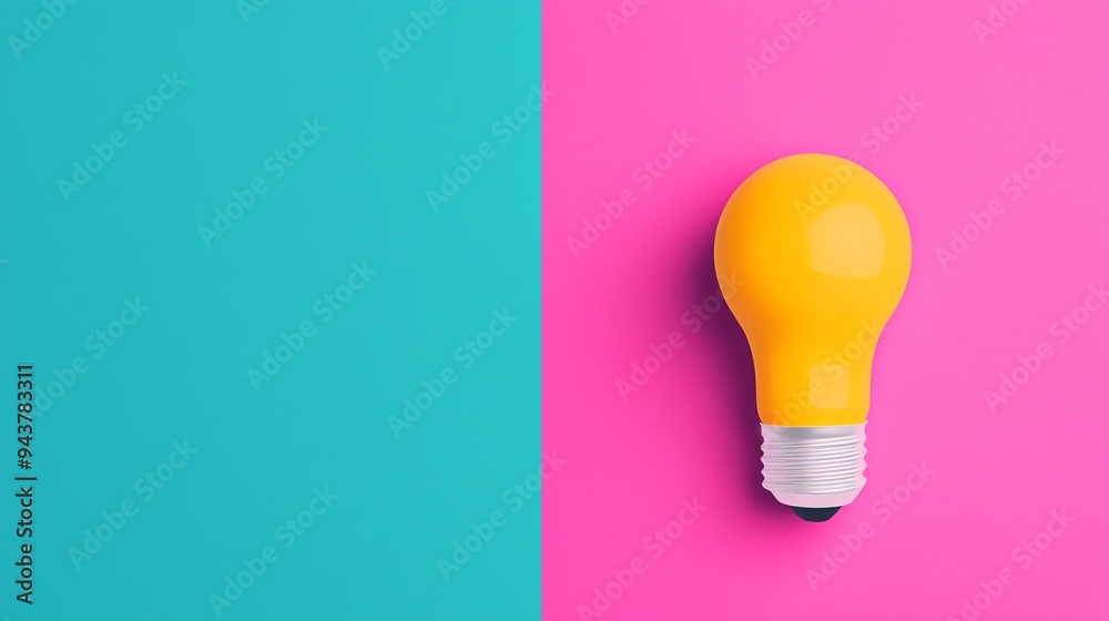 Creator s light bulb moment, drawing concepts, flat design illustration Creator s light bulb moment, drawing concepts, flat design illustration