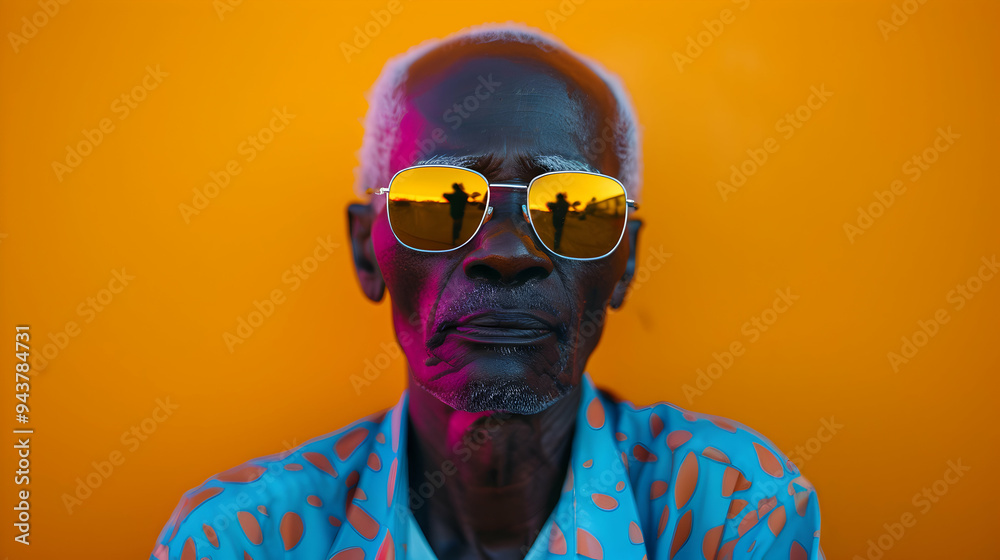 Fototapeta premium Elderly Attending Seniors Photography Club