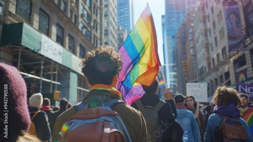 The Pride Parade in City