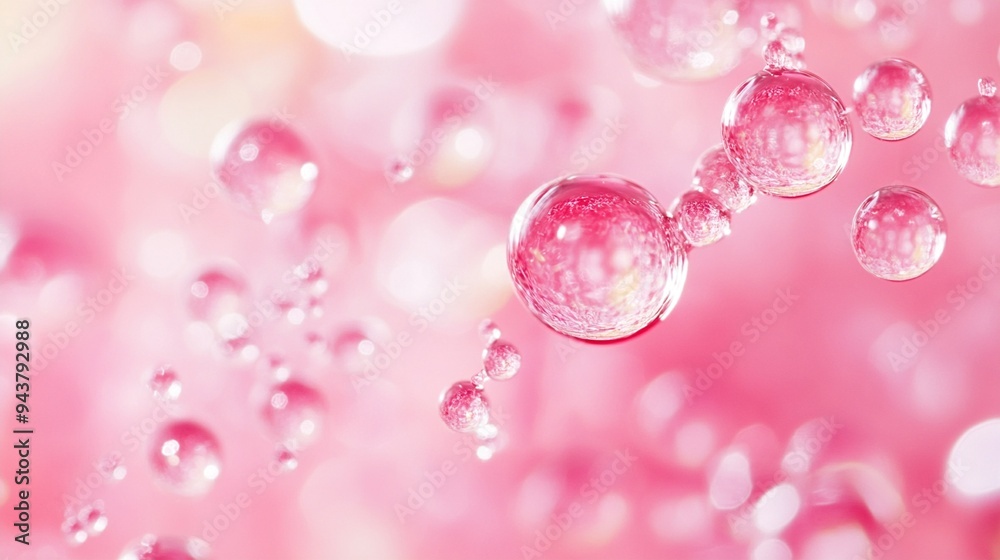 Delicate soap bubbles float gracefully against a soft pink background, creating a dreamy and ethereal atmosphere. Macro photography captures their fragile beauty. Delicate soap bubbles float gracefully against a soft pink background, creating a dreamy and ethereal atmosphere. Macro photography captures their fragile beauty.