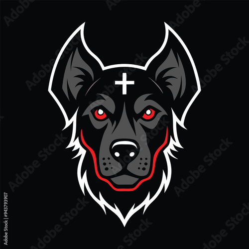 Dog logo vector