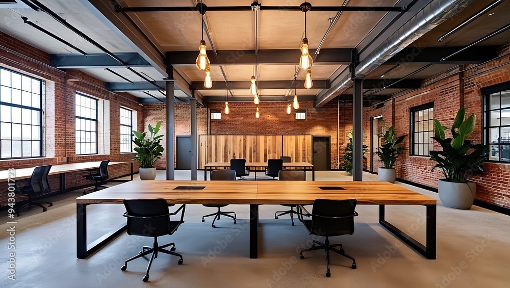 Transform your workspace with this striking industrial modern office design. This office design is perfect for those who appreciate the fusion of modern elegance with industrial grit. Transform your workspace with this striking industrial modern office design. This office design is perfect for those who appreciate the fusion of modern elegance with industrial grit.
