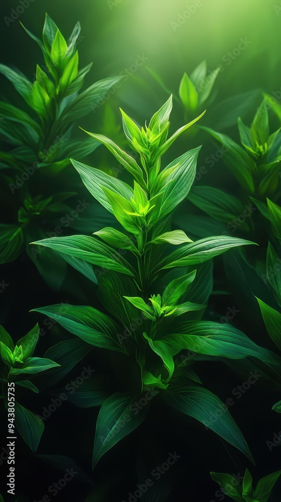 Lush green plant with vibrant leaves showcasing natural beauty in a serene environment, perfect for botanical themes. Lush green plant with vibrant leaves showcasing natural beauty in a serene environment, perfect for botanical themes.