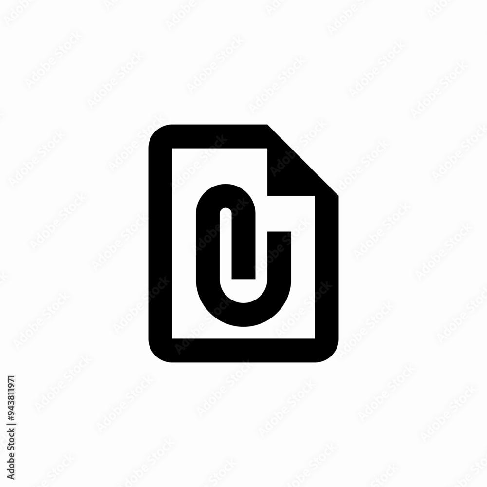 file document paperclip attach attachment icon file document paperclip attach attachment icon