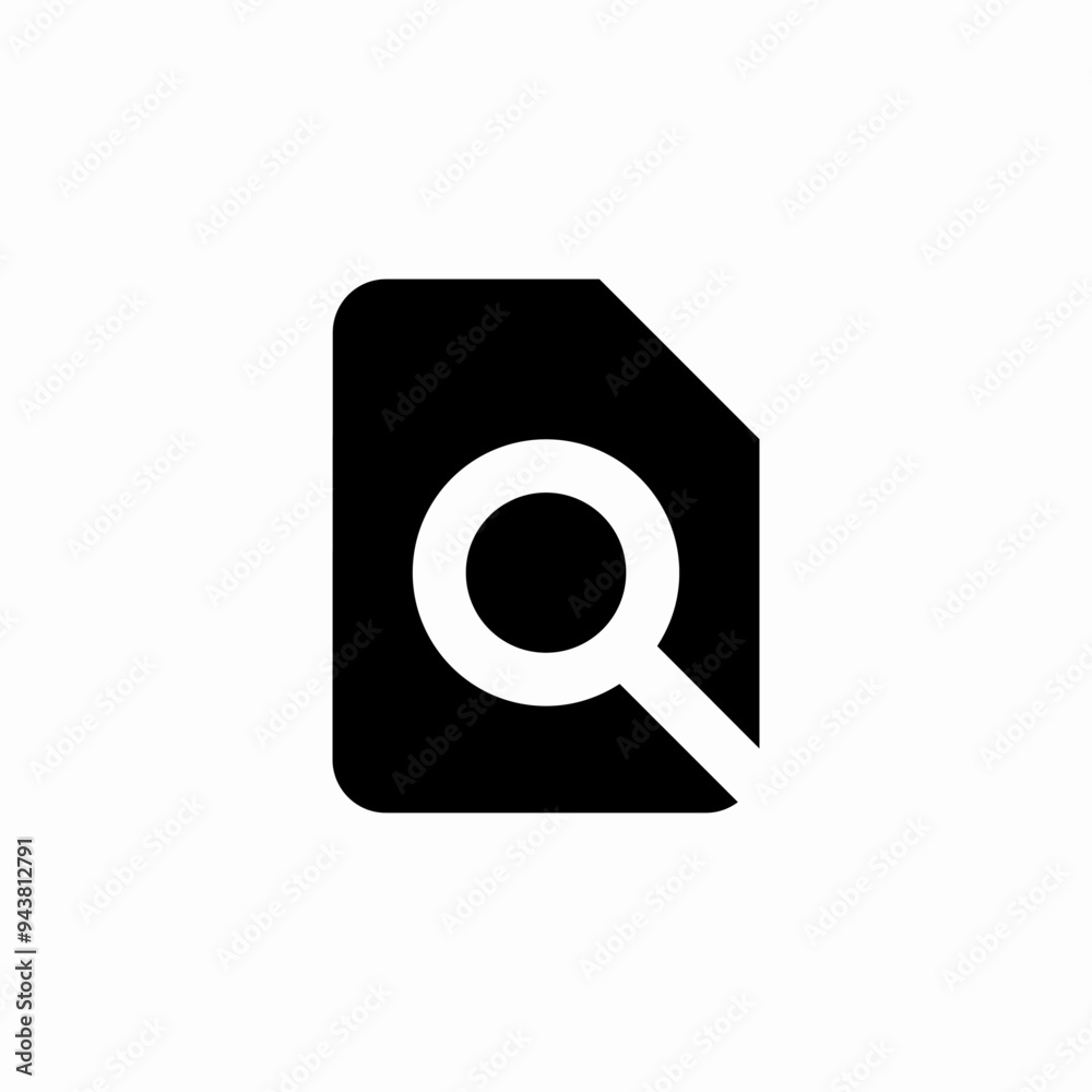 search file document icon sign search file document icon sign