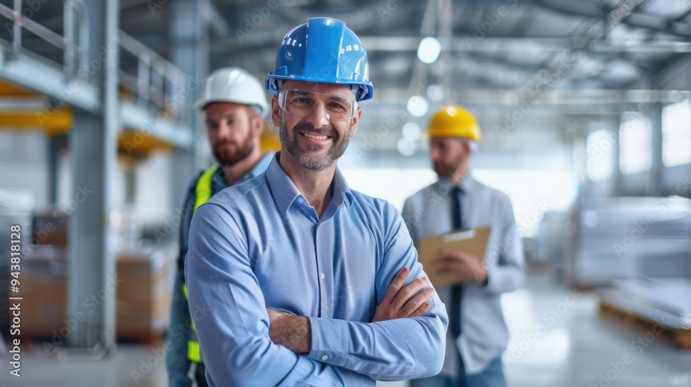 The construction team manager The construction team manager