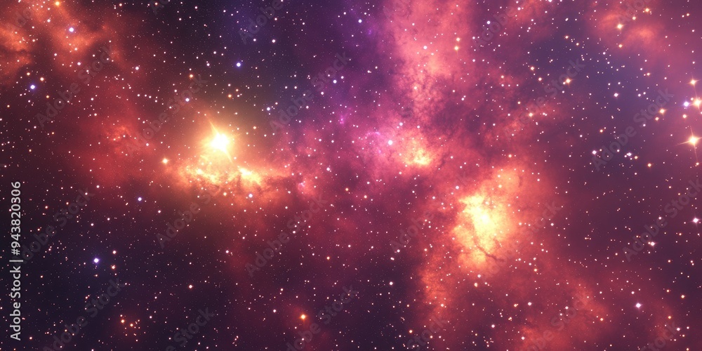 3D cartoon rendering showcasing a star field and nebulae in the Rho Ophiuchus region captured with an amateur DSLR camera 3D cartoon rendering showcasing a star field and nebulae in the Rho Ophiuchus region captured with an amateur DSLR camera