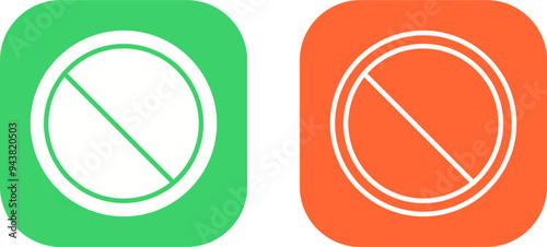 Prohibited Vector Icon