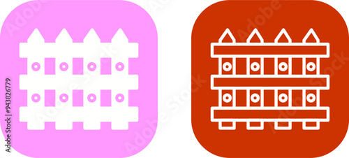 Fence Vector Icon