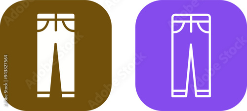 Trousers Vector Icon