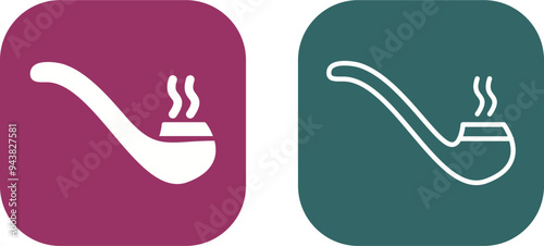 Smoking Pipe Vector Icon