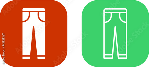 Trousers Vector Icon
