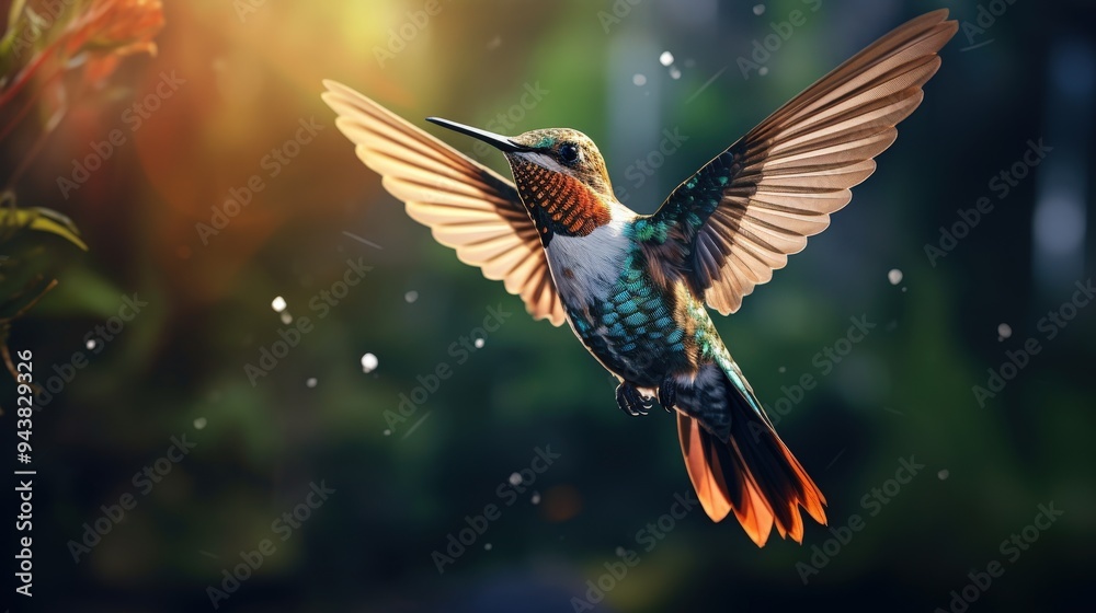 Obraz premium Hummingbird in Flight