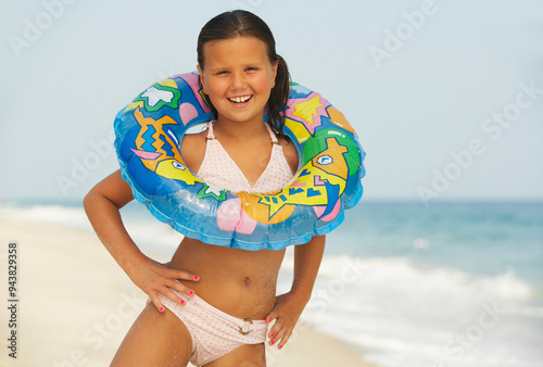 Girl on Beach photo