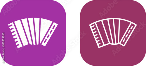 Accordion Vector Icon photo